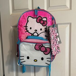 Sanrio Hello Kitty Pink and Blue Backpack